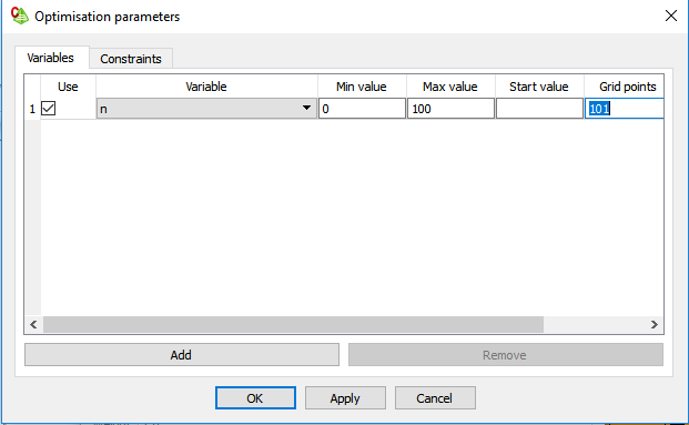 Using the Grid Search Optimizer to Dynamically Create a Mesh 